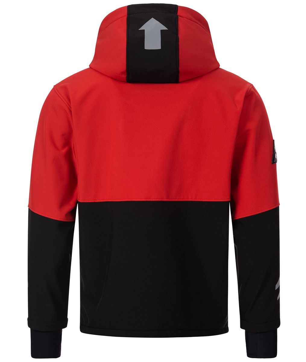 Sportliche Softshell-Outdoorjacke mit Kapuze