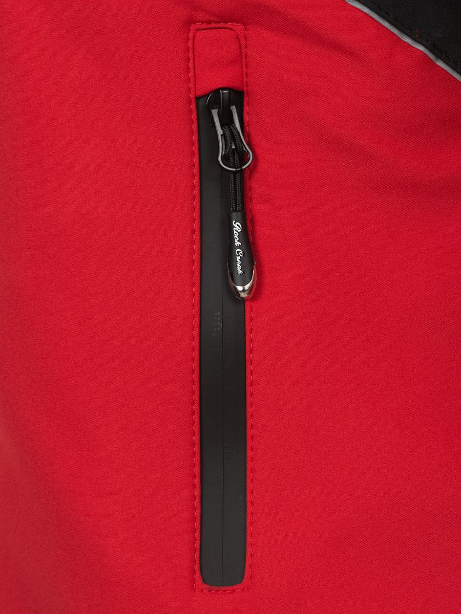 Sportliche Softshell-Outdoorjacke mit Kapuze