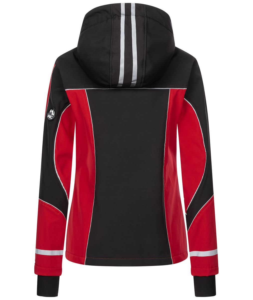 Sportliche Softshell-Outdoorjacke mit Kapuze