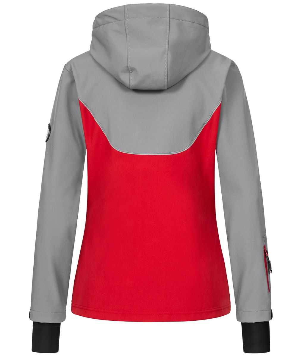 Sportliche Softshell-Outdoorjacke mit Kapuze