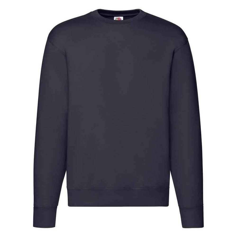 Klassisches marineblaues Rundhals-Sweatshirt