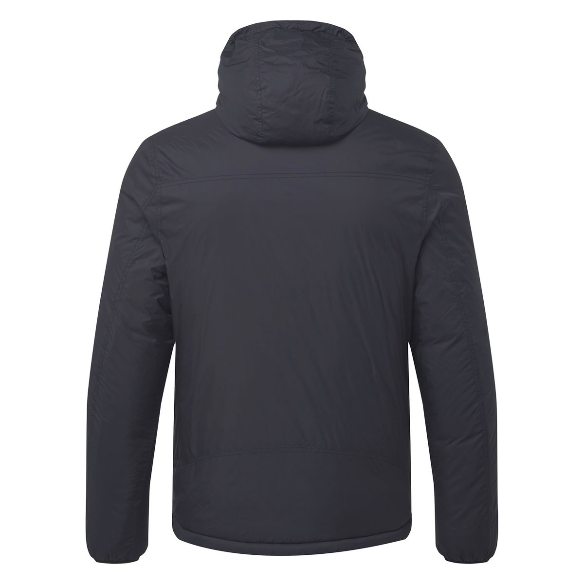 Wattierte Windjacke mit Kapuze
