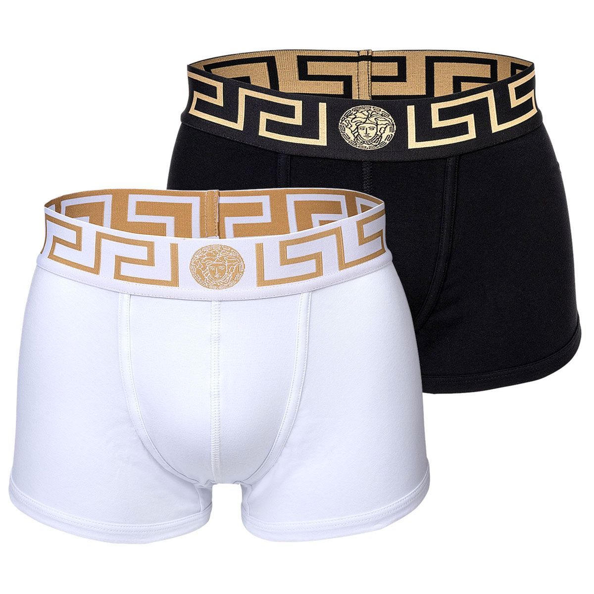 Stretch-Baumwoll-Boxershorts mit Logo