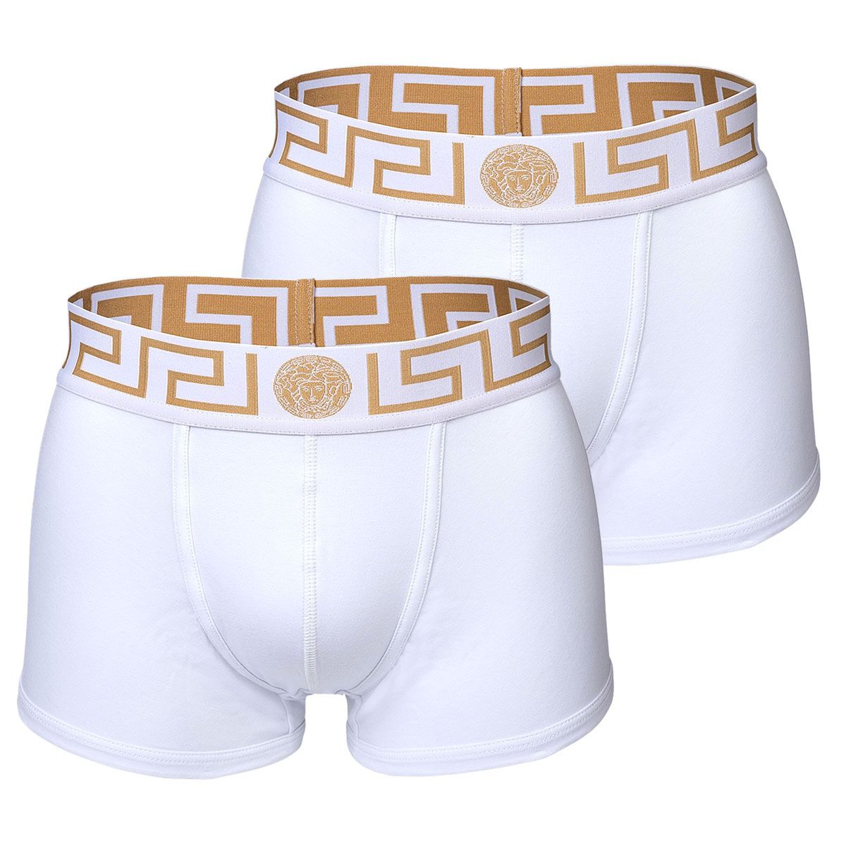 Stretch-Baumwoll-Boxershorts mit Logo