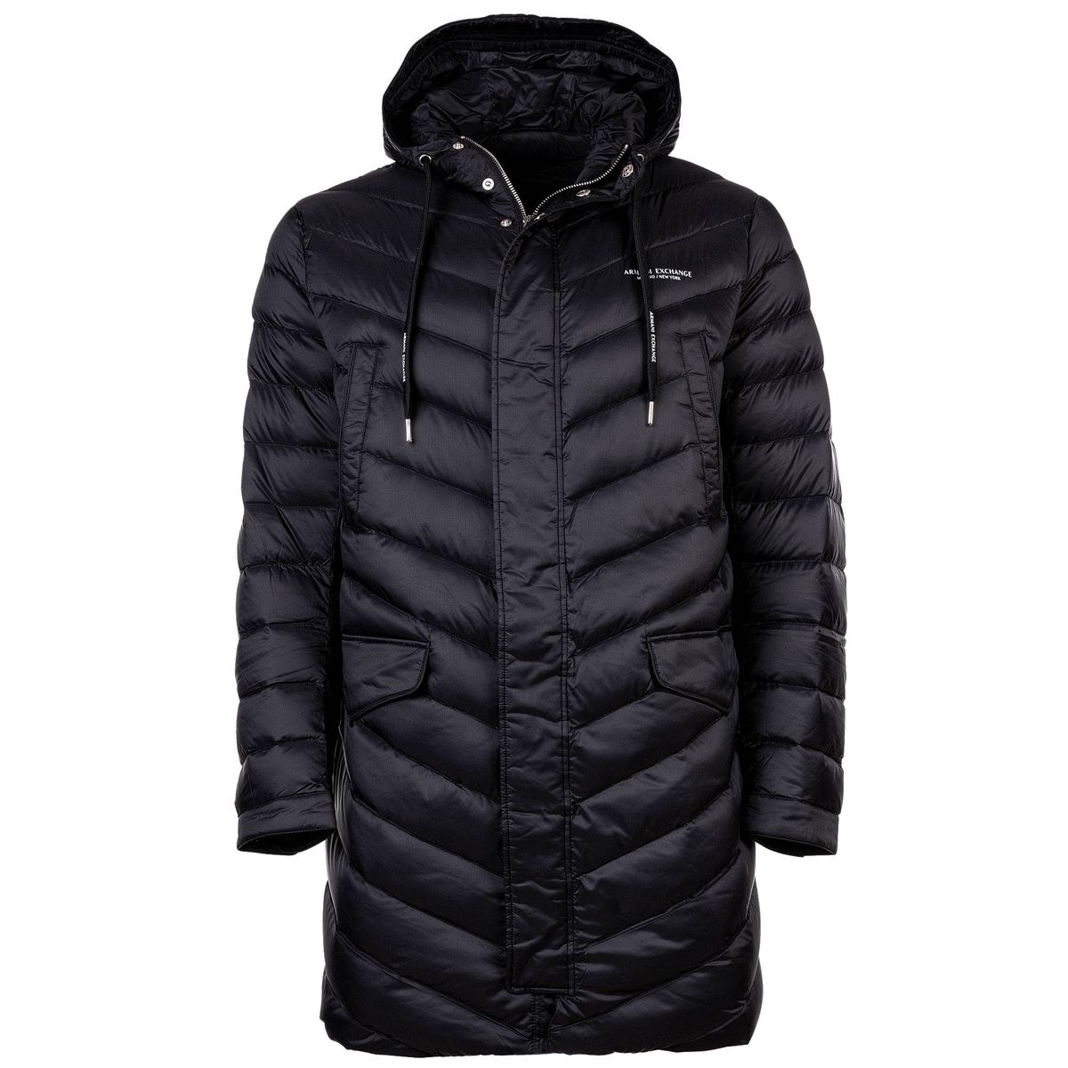 Herren Longline Stepp Mantel