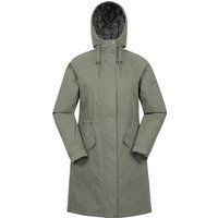 Mountain Warehouse - "Polperro" Jacke, wasserfest Wattiert für Damen (Khakigrün)