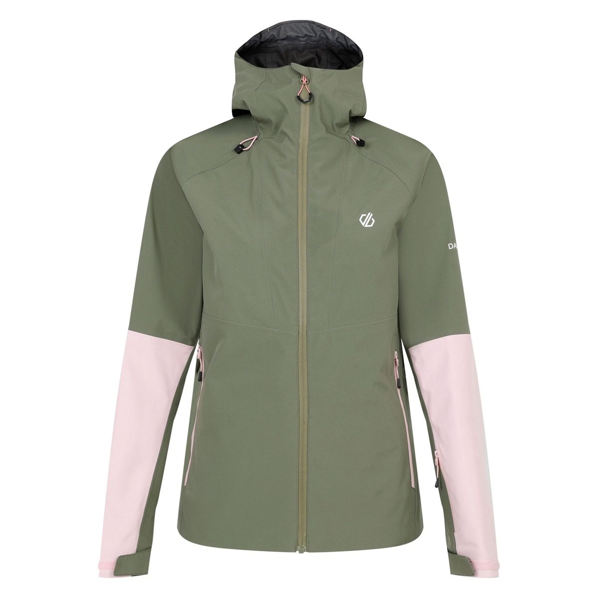 Dare 2B - "Assert" Jacke, wasserfest für Damen (Olivingrün/Kristallrose)
