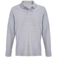 Herren Langarm Piqué Polo Shirt