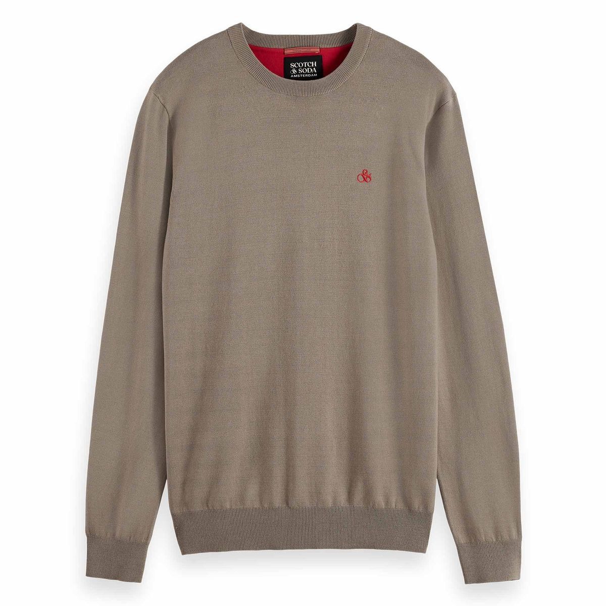 Essentieller Viskose-Rundhals-Pullover für Herren