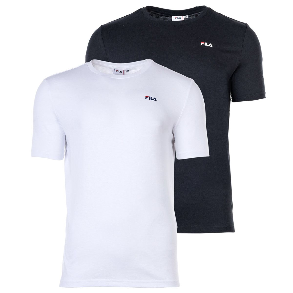Basic T-Shirt mit Rundhalsausschnitt im Doppelpack