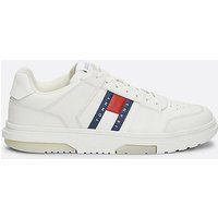 Retro-inspirierter Leder-Court-Sneaker