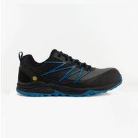 PUXAL Herren Sicherheitsschuhe Schwarz/Blau