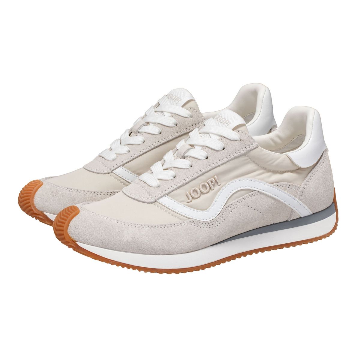 Retro-inspirierter Sneaker aus Wildleder und Nylon