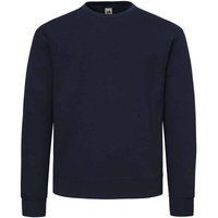 Klassisches marineblaues Sweatshirt aus Baumwollmischung