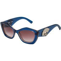 Blaue Acetat-Katzenaugen-Sonnenbrille