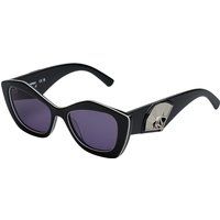 Blaue Acetat-Katzenaugen-Sonnenbrille