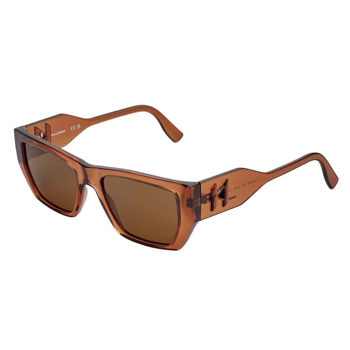 Rechteckige Unisex-Sonnenbrille