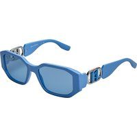 Geometrische Sonnenbrille mit rechteckigem Rahmen