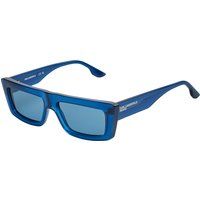 Unisex Sonnenbrille mit rechteckigem Rahmen
