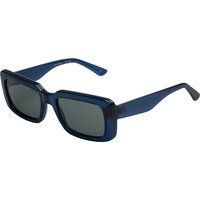 Rechteckige Sonnenbrille mit dunklen Gläsern