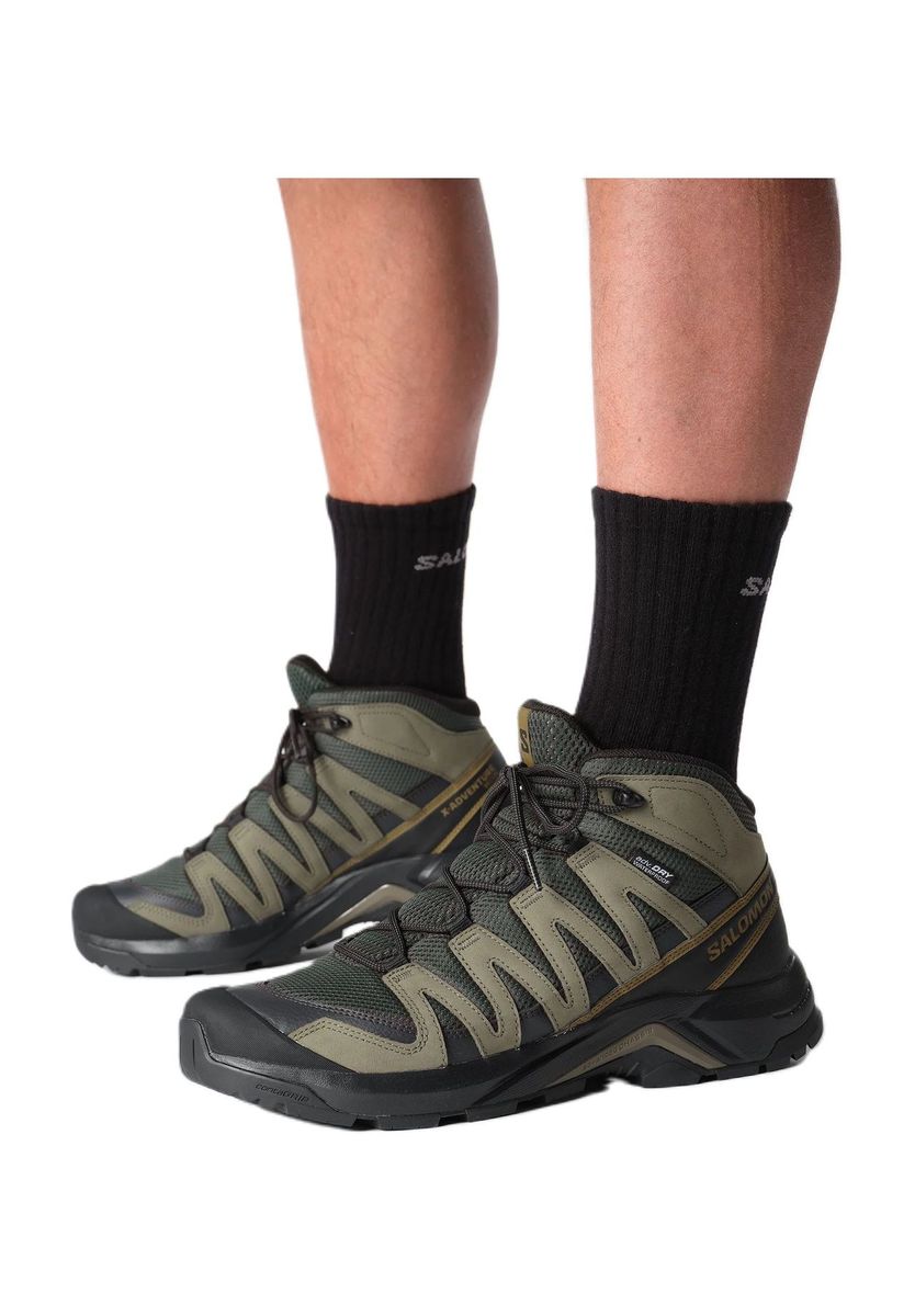 Robuster, wasserdichter, halbhoher Wanderstiefel