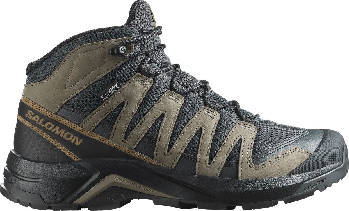 Robuster, wasserdichter, halbhoher Wanderstiefel