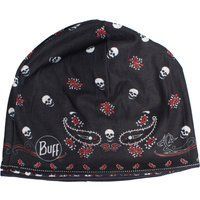 Fleece-Mütze mit Totenkopfmuster