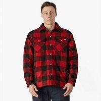 Herren Holzfäller Hemdjacke Rot Schwarz