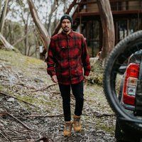 Hard Yakka SHERPA Herren Shirtjacke Rot