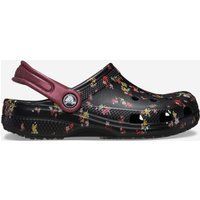 Crocs Mädchen Classic Ditsy Floral Clog in Schwarz