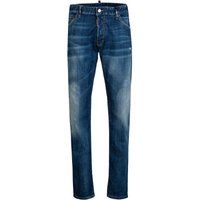 Mittelblaue Straight-Leg Jeans Cool Guy