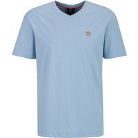 Modernes V-Ausschnitt Freizeit T-Shirt
