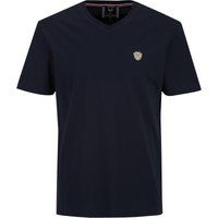 Modernes V-Ausschnitt Freizeit T-Shirt