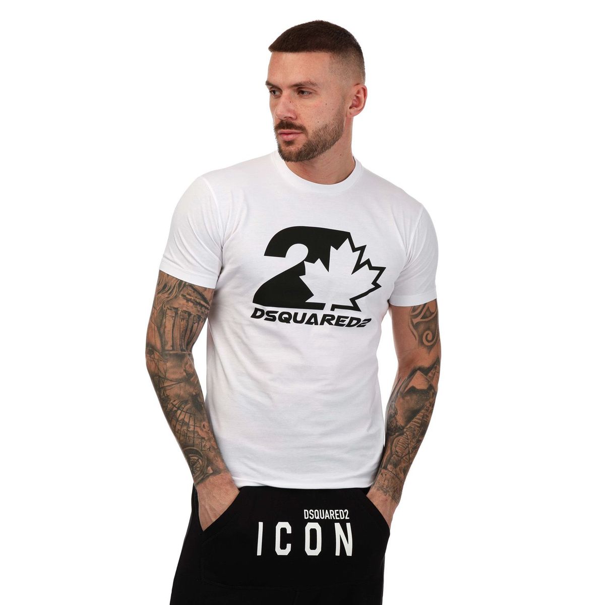 T-Shirt mit Grafikprint und Rundhalsausschnitt aus Baumwolle