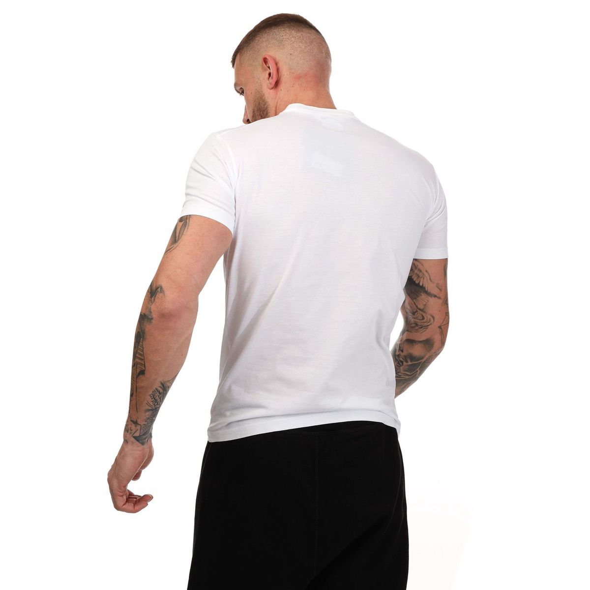 Baumwoll-T-Shirt mit Ahornblatt-Grafik
