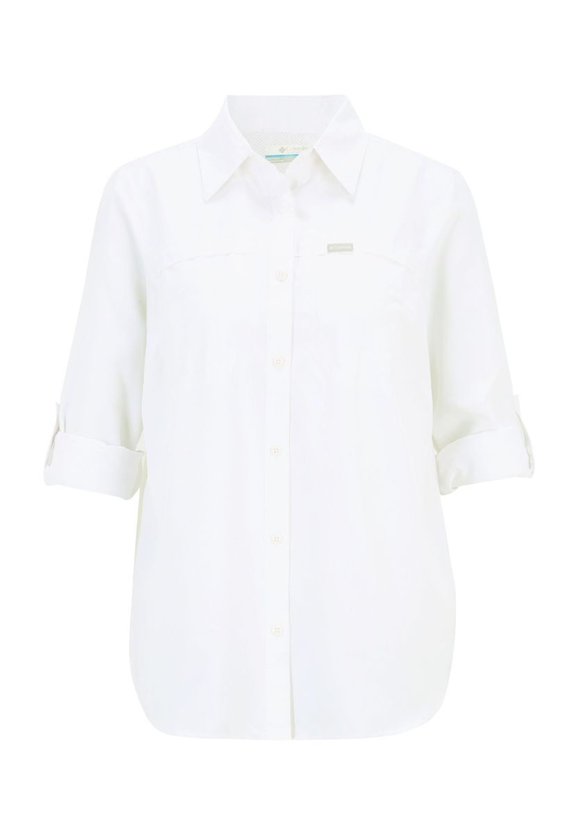 Klassisches Hemd mit Knopfleiste und Rollärmeln