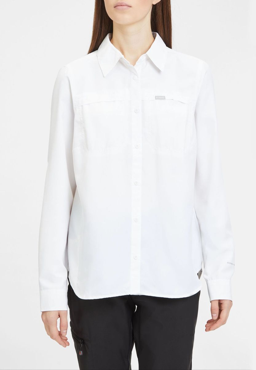 Klassisches Hemd mit Knopfleiste und Rollärmeln