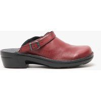 Leder-Clog mit verstellbarem Schnallenriemen
