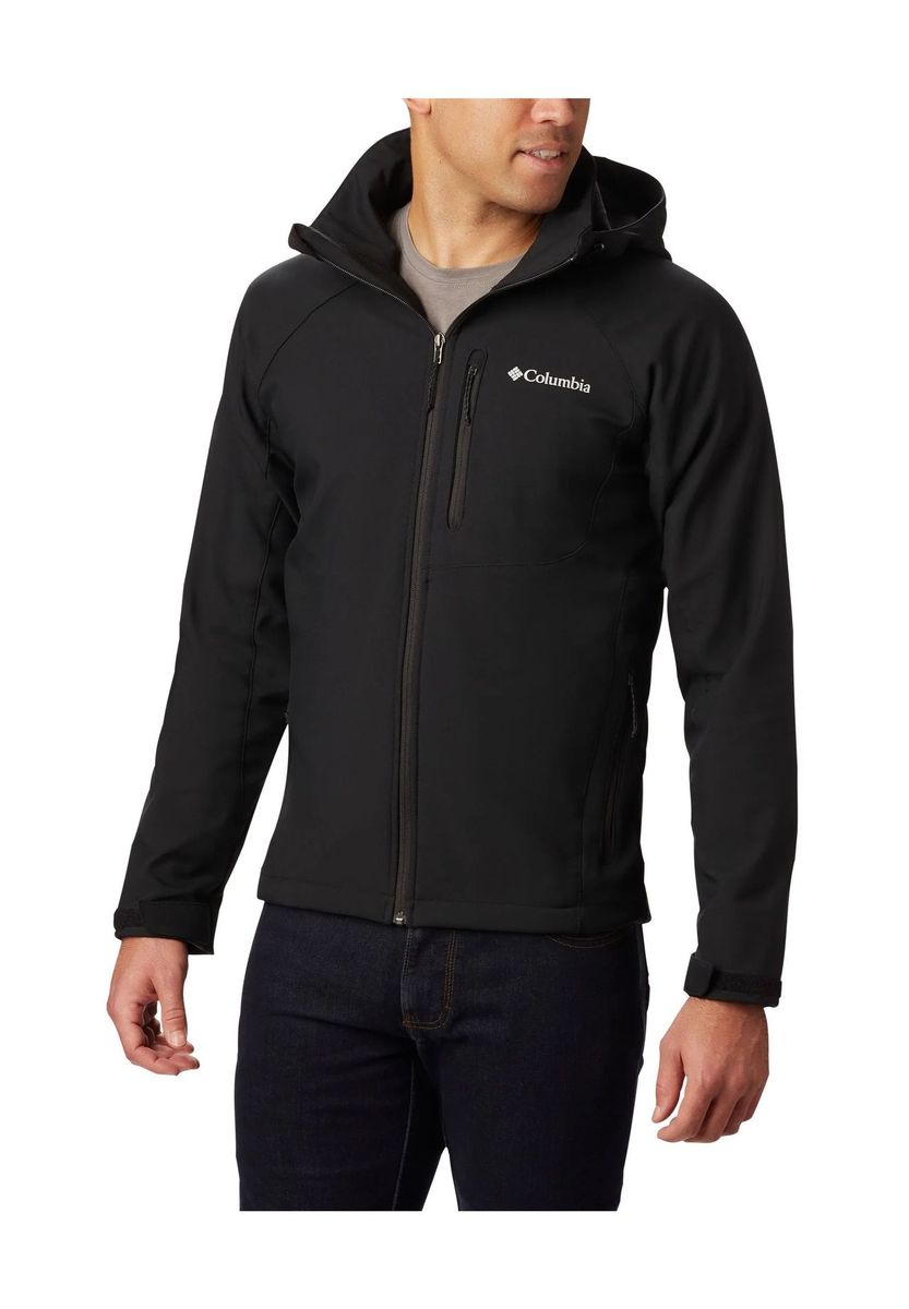 Herren Softshelljacke mit Kapuze Outdoor