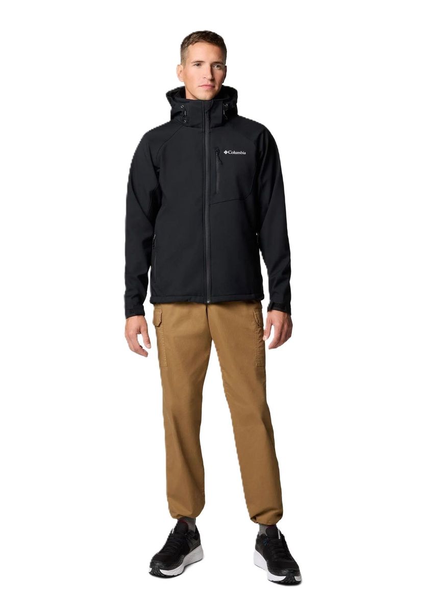 Herren Softshelljacke mit Kapuze Outdoor