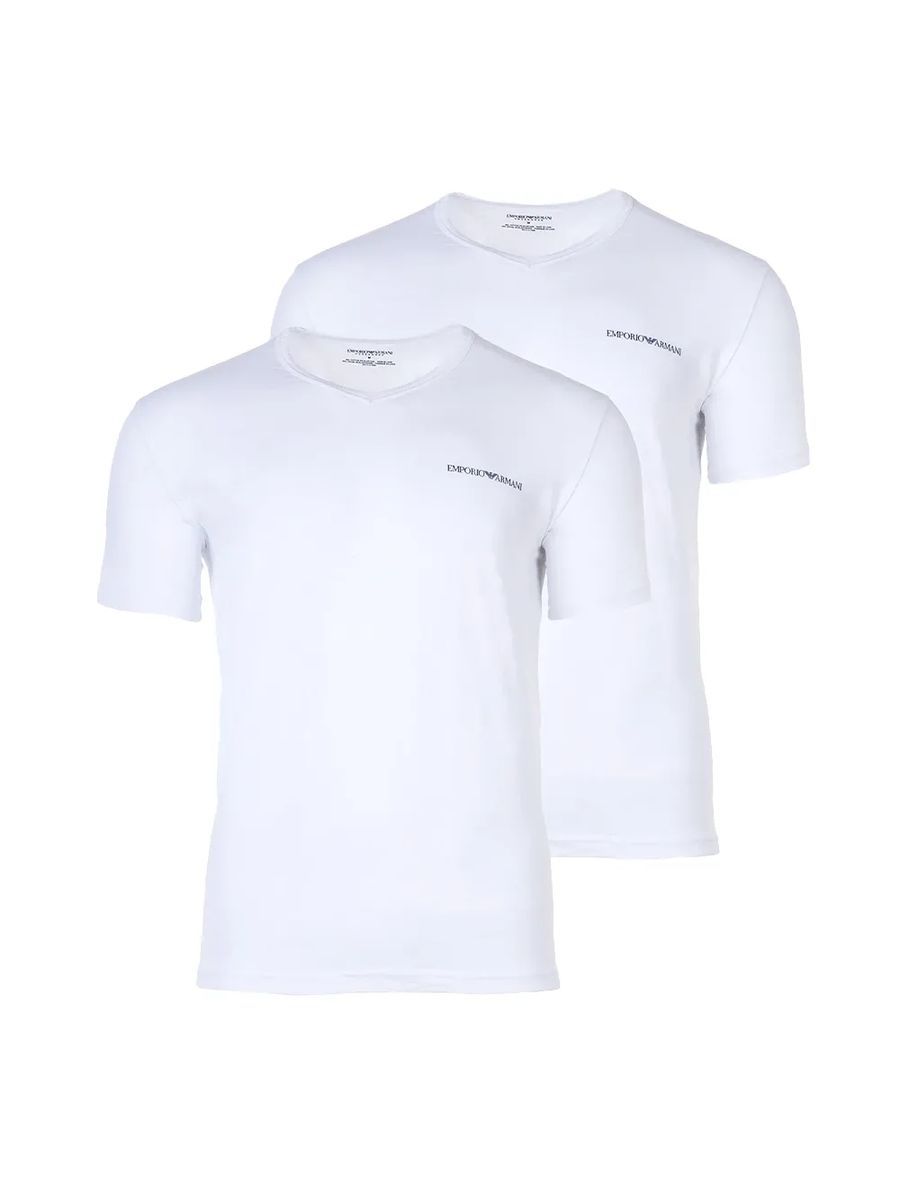 Essentielle Heritage Baumwoll-T-Shirts mit V-Ausschnitt