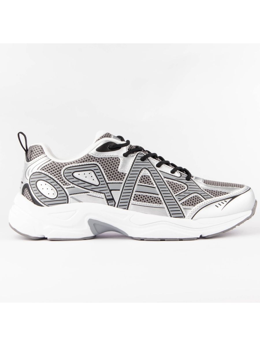 Heritage K Sneaker mit silbernen Akzenten