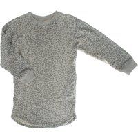 Sweatshirtkleid für Mädchen mit Leopardenmuster