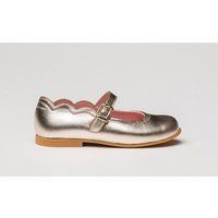 Goldene Mary Jane Schuhe für Mädchen