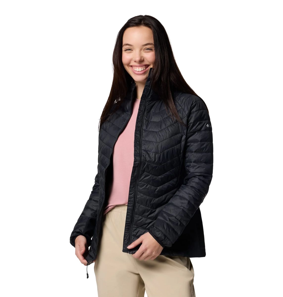 Gesteppte Wattierte Jacke mit Kapuze