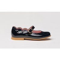 Schwarzer Lackleder Mary Jane Schuh