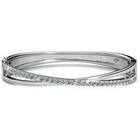 Überkreuztes Kristall Armreif Armband