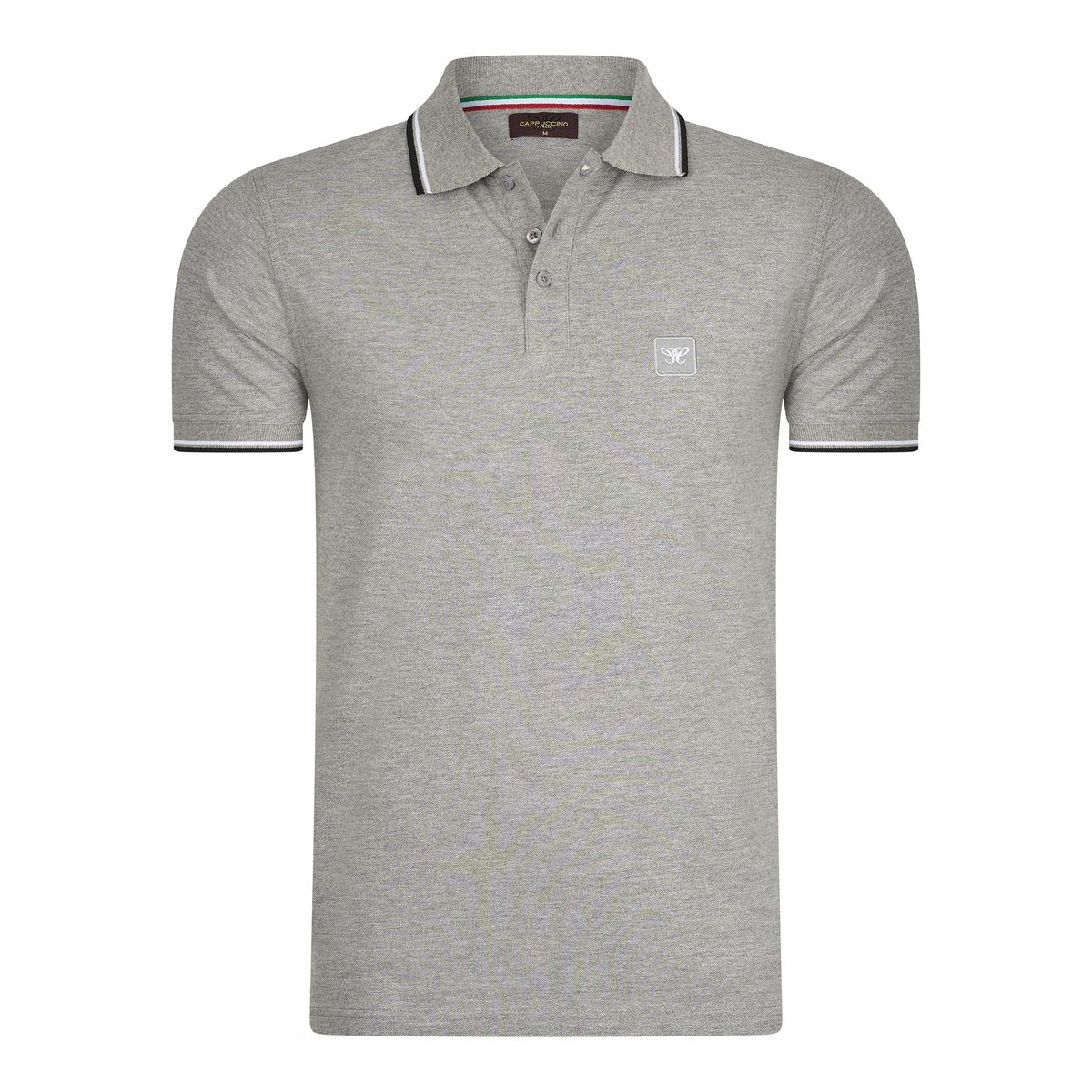 Herren Piqué Poloshirt mit Streifen