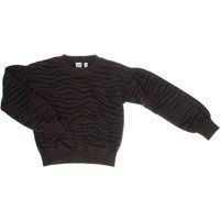 Mädchen Strickpullover mit Zebra-Muster
