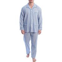 Herren-Pyjama-Set aus gestreiftem Popeline